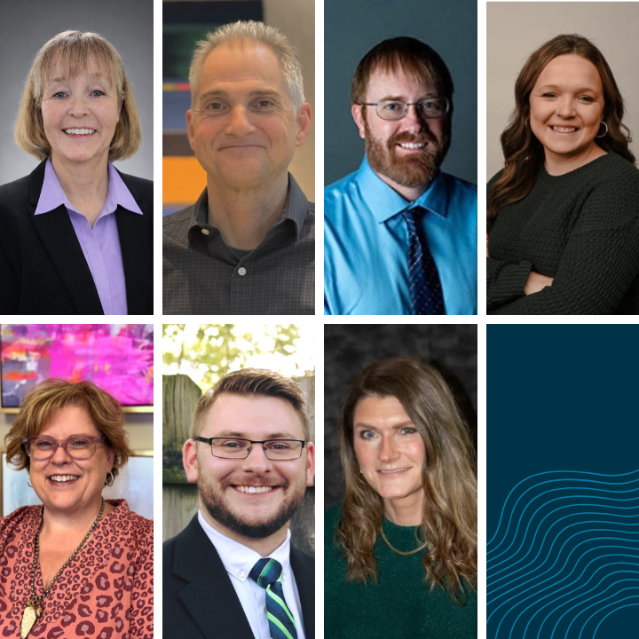 Allison Aschoff, Jessica Barnes, Mindy Blair, Isaac French, Teresa Coder, Todd Reckling, and Bob Shueey